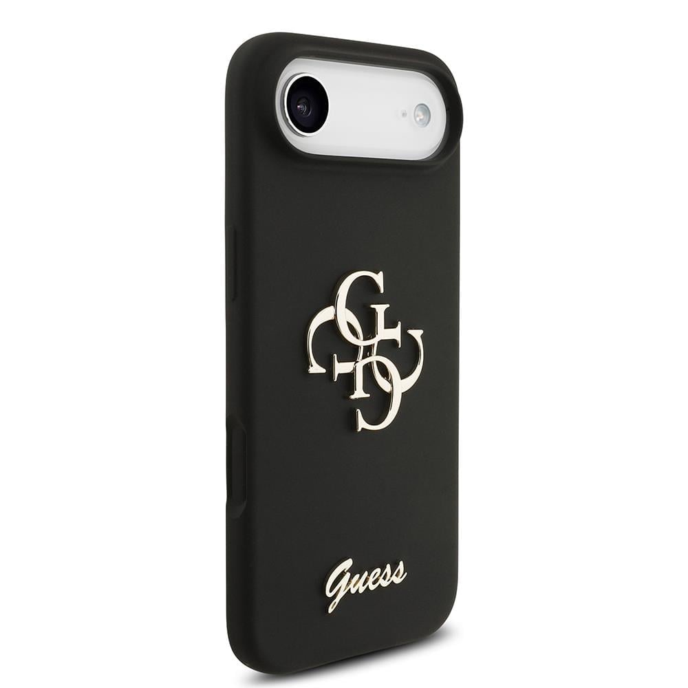 Apple iPhone 17 Air Kılıf Guess Orjinal Lisanslı Grained Yazı Logolu Kapak