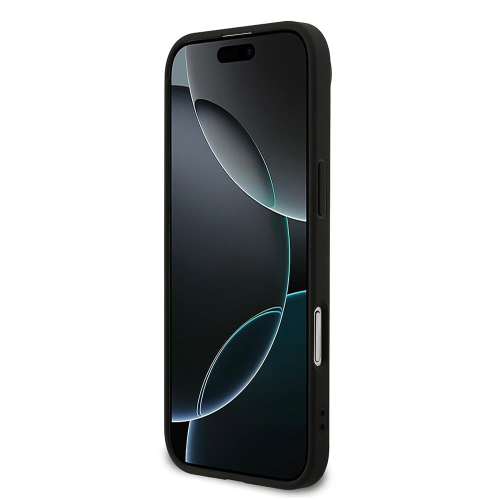 Apple iPhone 17 Air Kılıf Guess Orjinal Lisanslı M-safe Şarj Özellikli Yazı Logolu PU Deri Kapak