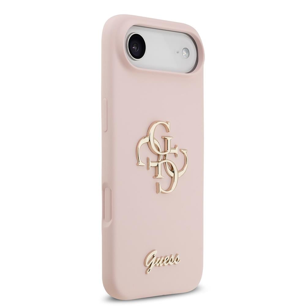 Apple iPhone 17 Air Kılıf Guess Orjinal Lisanslı Grained Yazı Logolu Kapak