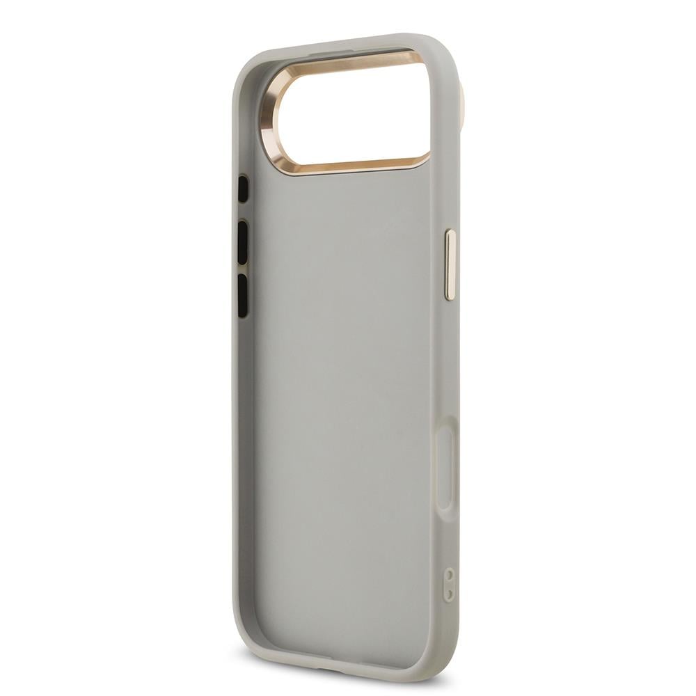 Apple iPhone 17 Air Kılıf Guess Orjinal Lisanslı 4G Büyük Metal Kamera Çerçeveli ve Logolu Glitter Kapak