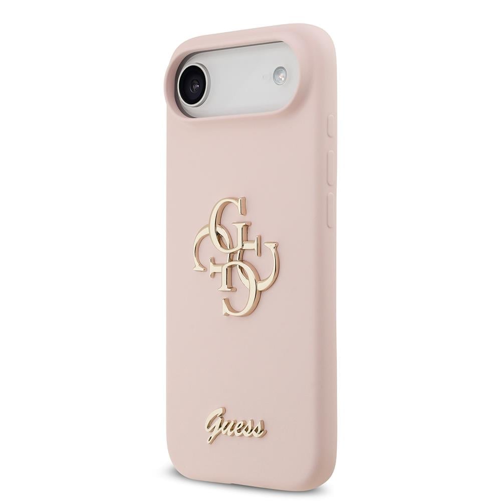 Apple iPhone 17 Air Kılıf Guess Orjinal Lisanslı Grained Yazı Logolu Kapak