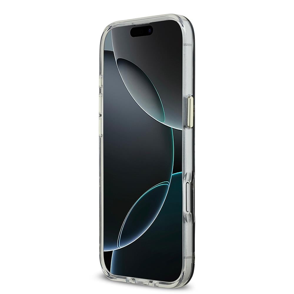 Apple iPhone 17 Air Kılıf Guess Orjinal Lisanslı Metal Kamera Çerçeveli Simli Aynalı Kapak