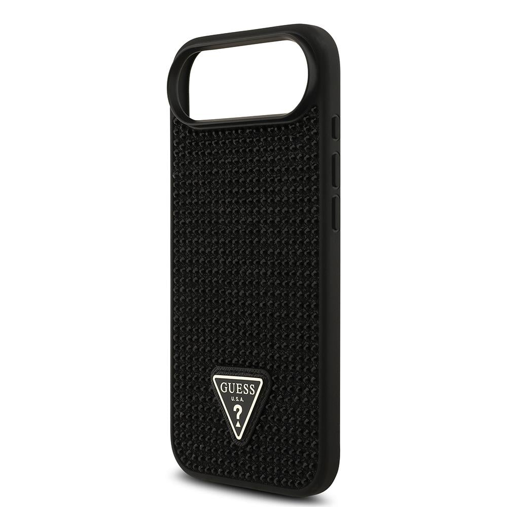 Apple iPhone 17 Air Kılıf Guess Orjinal Lisanslı Taşlı Arka Yüzey Üçgen Logolu Kapak