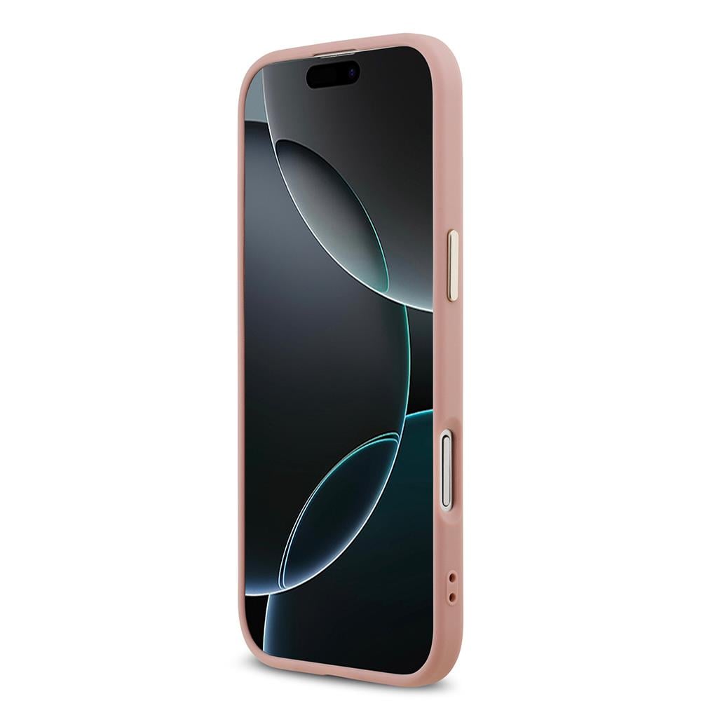 Apple iPhone 17 Air Kılıf Guess Orjinal Lisanslı 4G Büyük Metal Kamera Çerçeveli ve Logolu Glitter Kapak