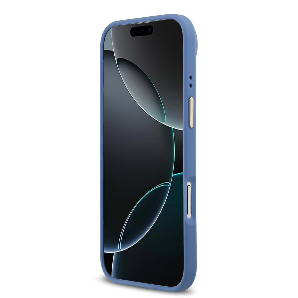 Apple iPhone 17 Air Kılıf Guess Orjinal Lisanslı M-safe Şarj Özellikli Gold Metal Kamera Çerçeveli PU Deri 4G Desenli Yazı Logolu Kapak