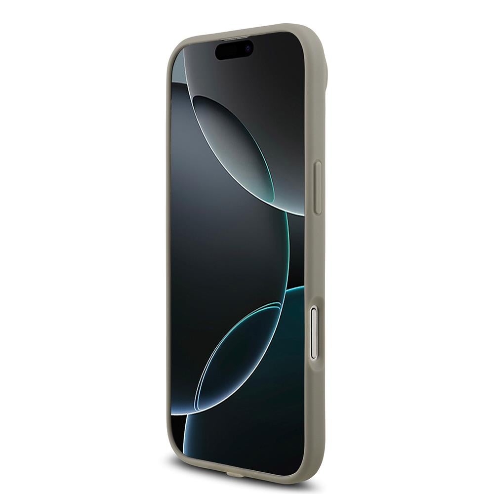 Apple iPhone 17 Air Kılıf Guess Orjinal Lisanslı Taşlı Arka Yüzey Üçgen Logolu Kapak