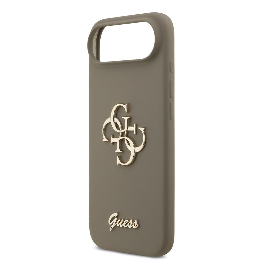Apple iPhone 17 Air Kılıf Guess Orjinal Lisanslı Grained Yazı Logolu Kapak