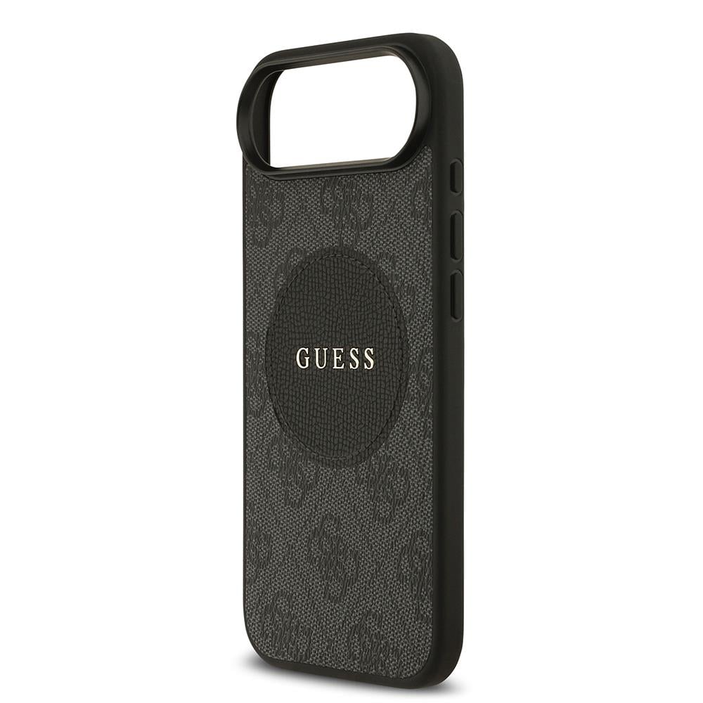 Apple iPhone 17 Air Kılıf Guess Orjinal Lisanslı M-safe Şarj Özellikli Yazı Logolu Circle Classic Kapak