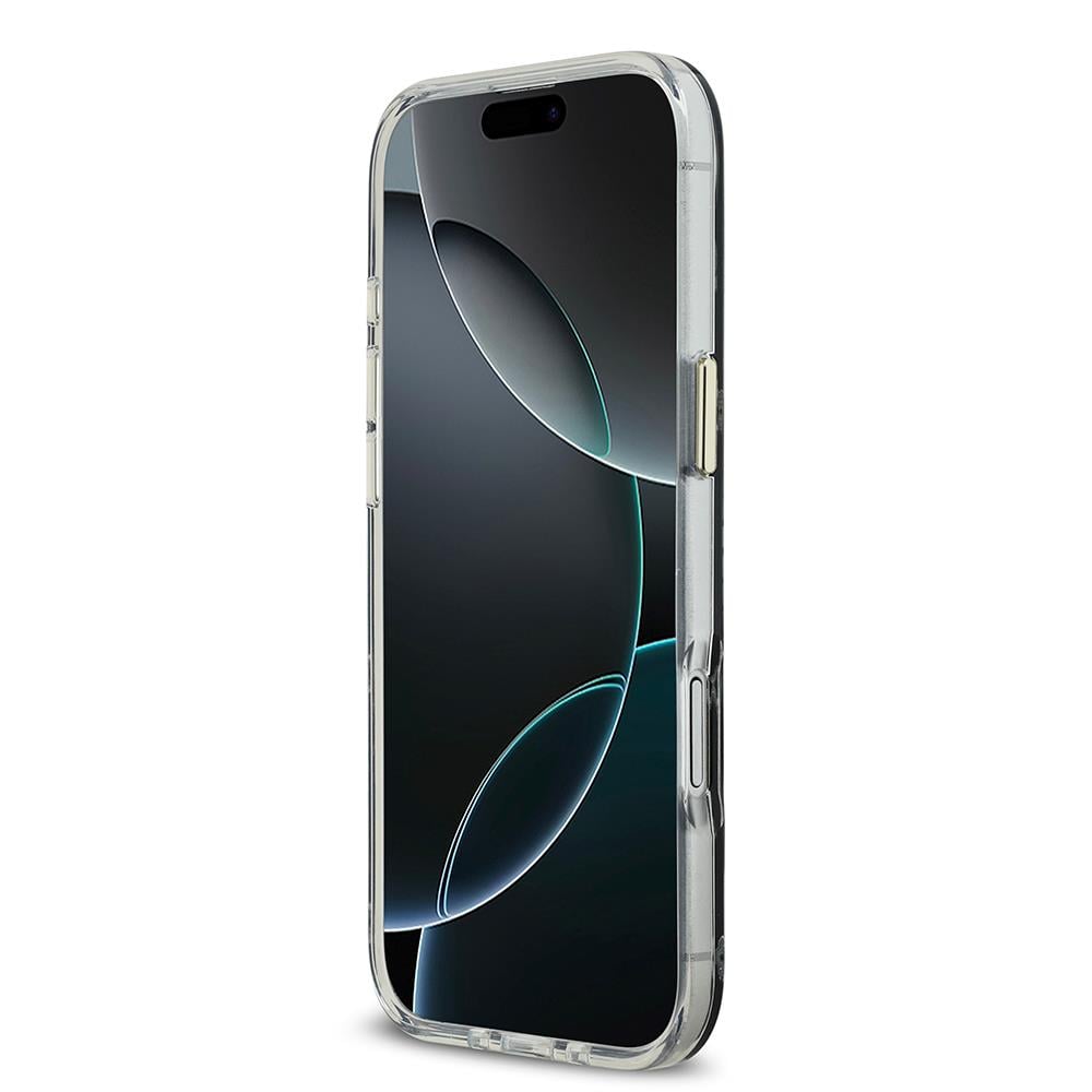 Apple iPhone 17 Air Kılıf Guess Orjinal Lisanslı Metal Kamera Çerçeveli Simli Aynalı Kapak