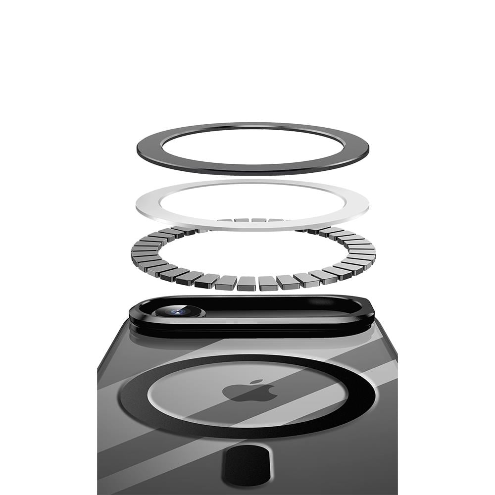 Apple iPhone 17 Air Kılıf M-safe Şarj Özellikli Wlons Standlı Efsane Kapak