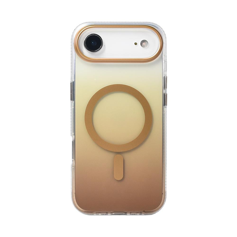 Apple iPhone 17 Air Kılıf M-safe Şarj Özellikli Transparan Renk Geçişli Zore Toros Kapak