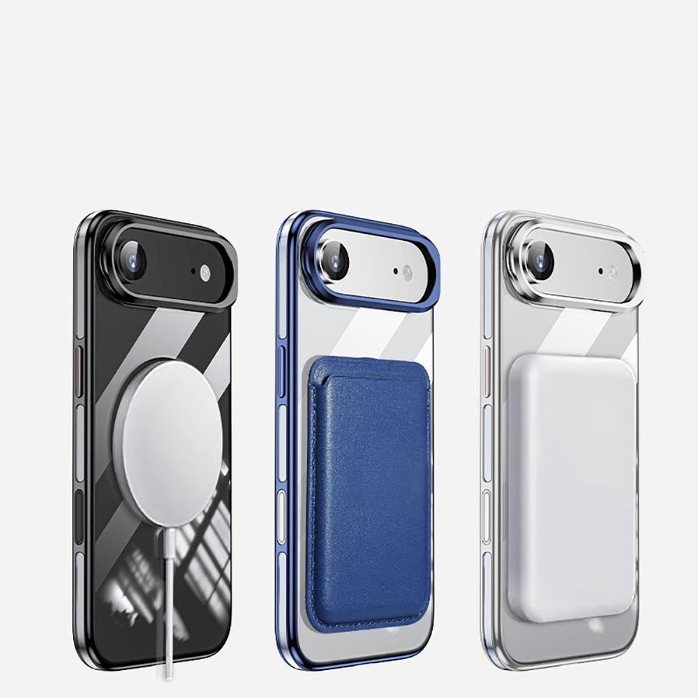 Apple iPhone 17 Air Kılıf M-safe Şarj Özellikli Wlons Standlı Efsane Kapak
