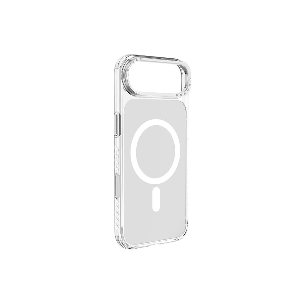 Apple iPhone 17 Air Kılıf M-safe Şarj Özellikli Metal Kamera Çerçeveli Airbag Tasarımlı Lenyes CK221 Sert PC Kapak