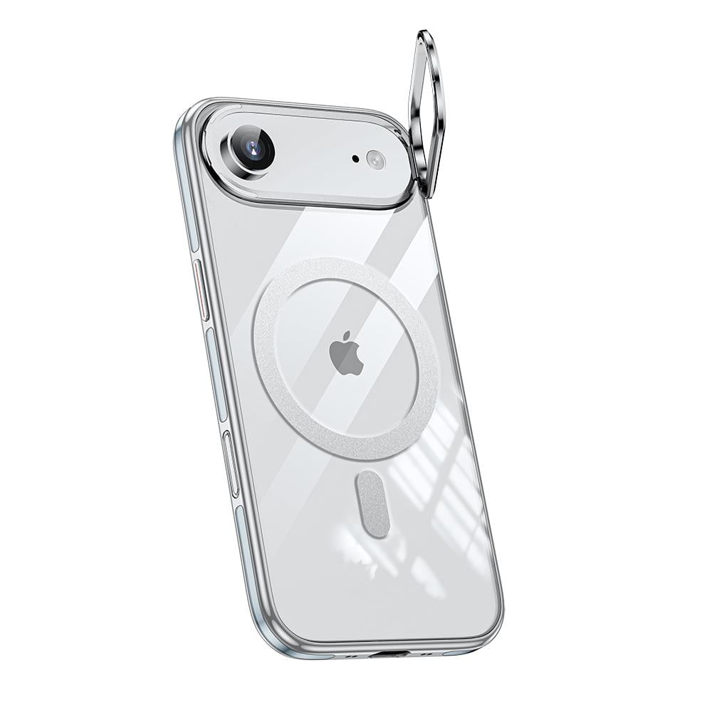 Apple iPhone 17 Air Kılıf M-safe Şarj Özellikli Wlons Standlı Efsane Kapak