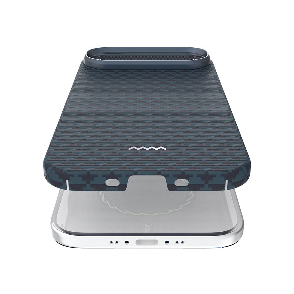 Apple iPhone 17 Air Kılıf M-safe Şarj Özellikli Raptic Aramid Skin Origin Serisi Kapak