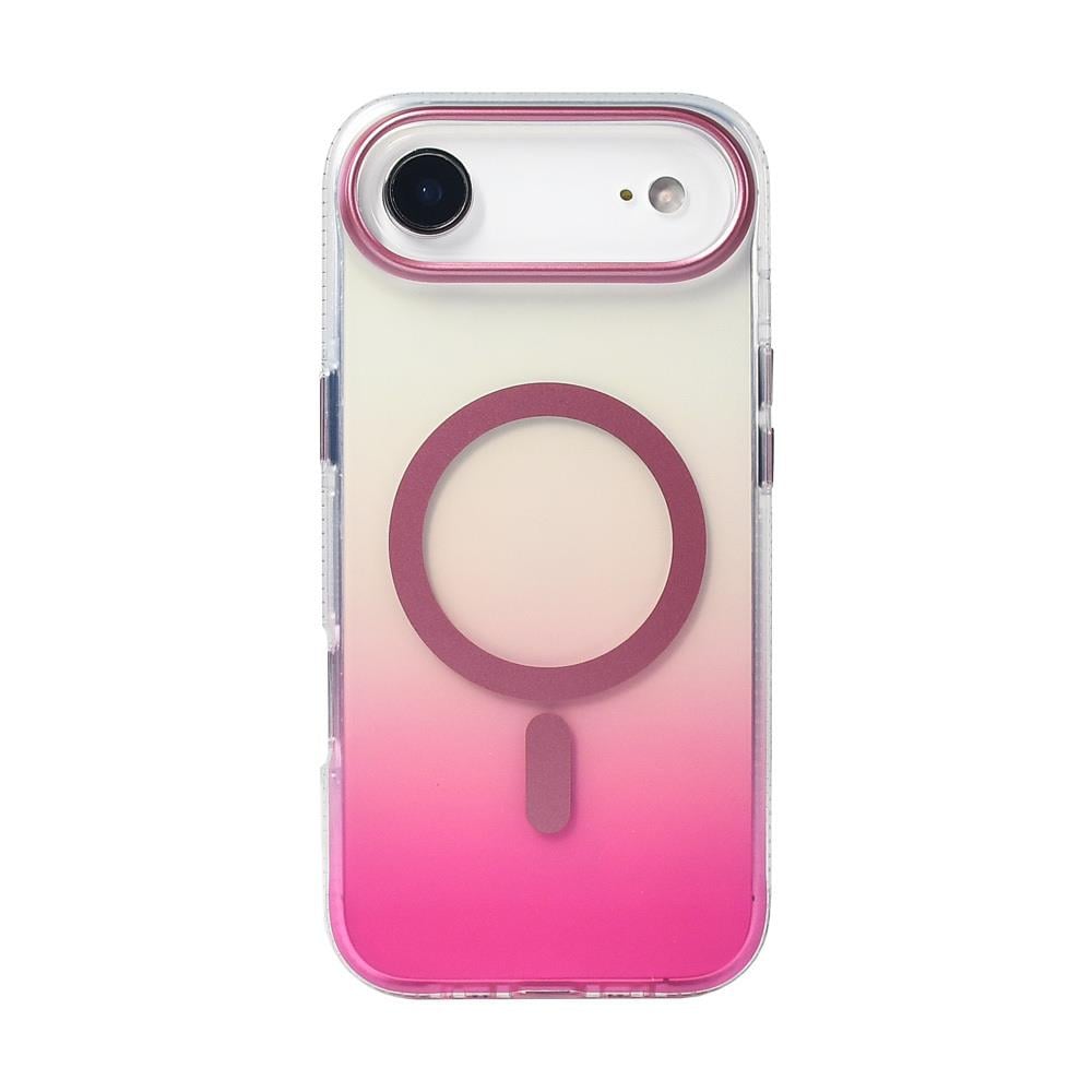 Apple iPhone 17 Air Kılıf M-safe Şarj Özellikli Transparan Renk Geçişli Zore Toros Kapak
