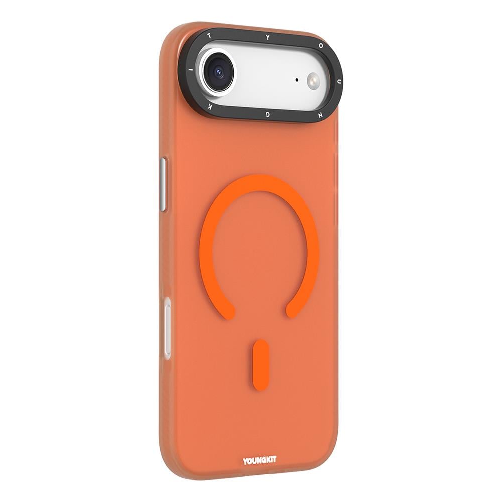 Apple iPhone 17 Air Kılıf M-safe Şarj Özellikli Youngkit Hidden Sand Serisi Kapak