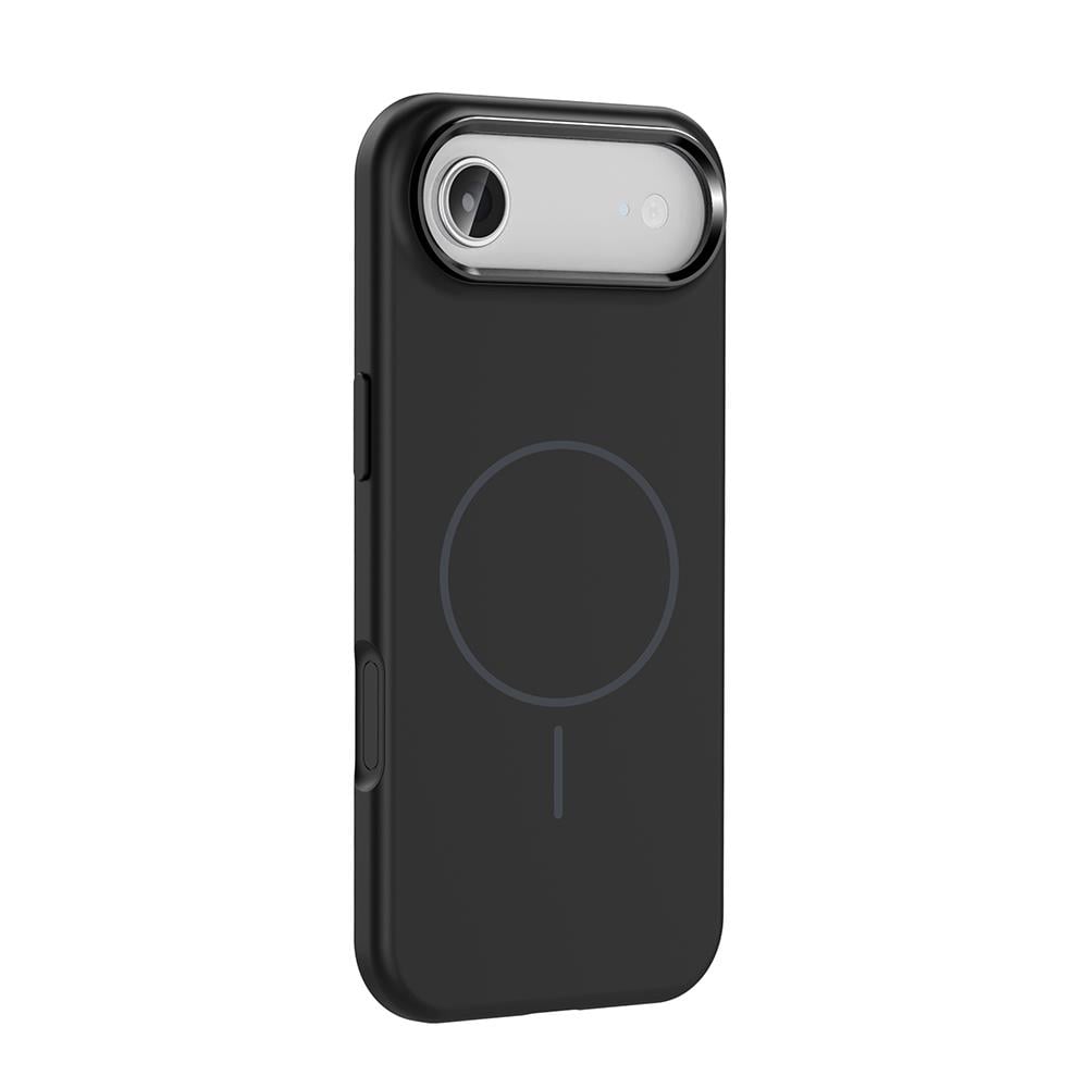 Apple iPhone 17 Air Kılıf M-Safe Şarj Özellikli Metal Kamera Çerçeveli Zore Edi Silikon Kapak