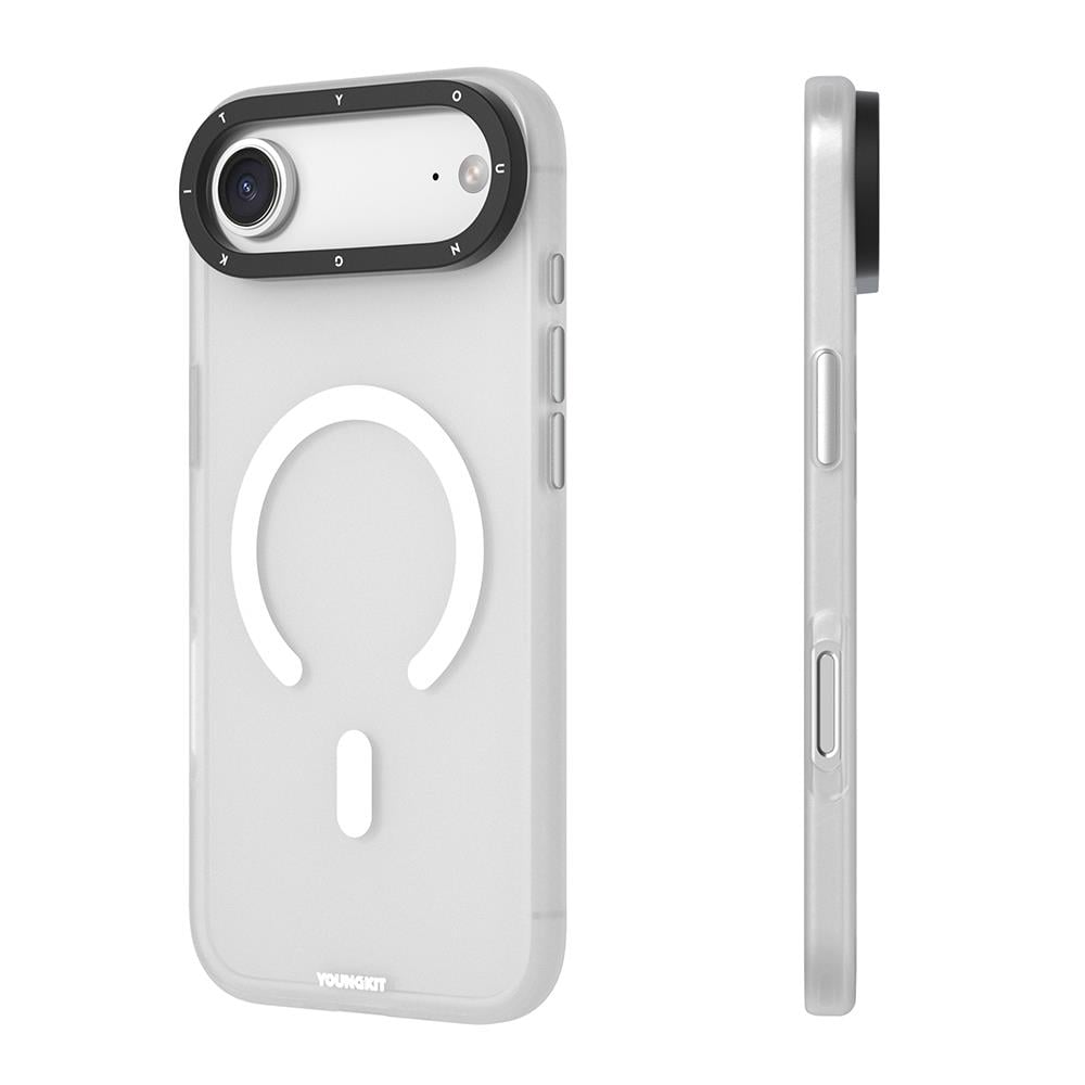 Apple iPhone 17 Air Kılıf M-safe Şarj Özellikli Youngkit Hidden Sand Serisi Kapak