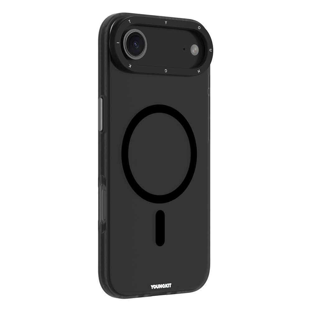 Apple iPhone 17 Air Kılıf M-safe Şarj Özellikli Youngkit Hidden Sand Serisi Kapak