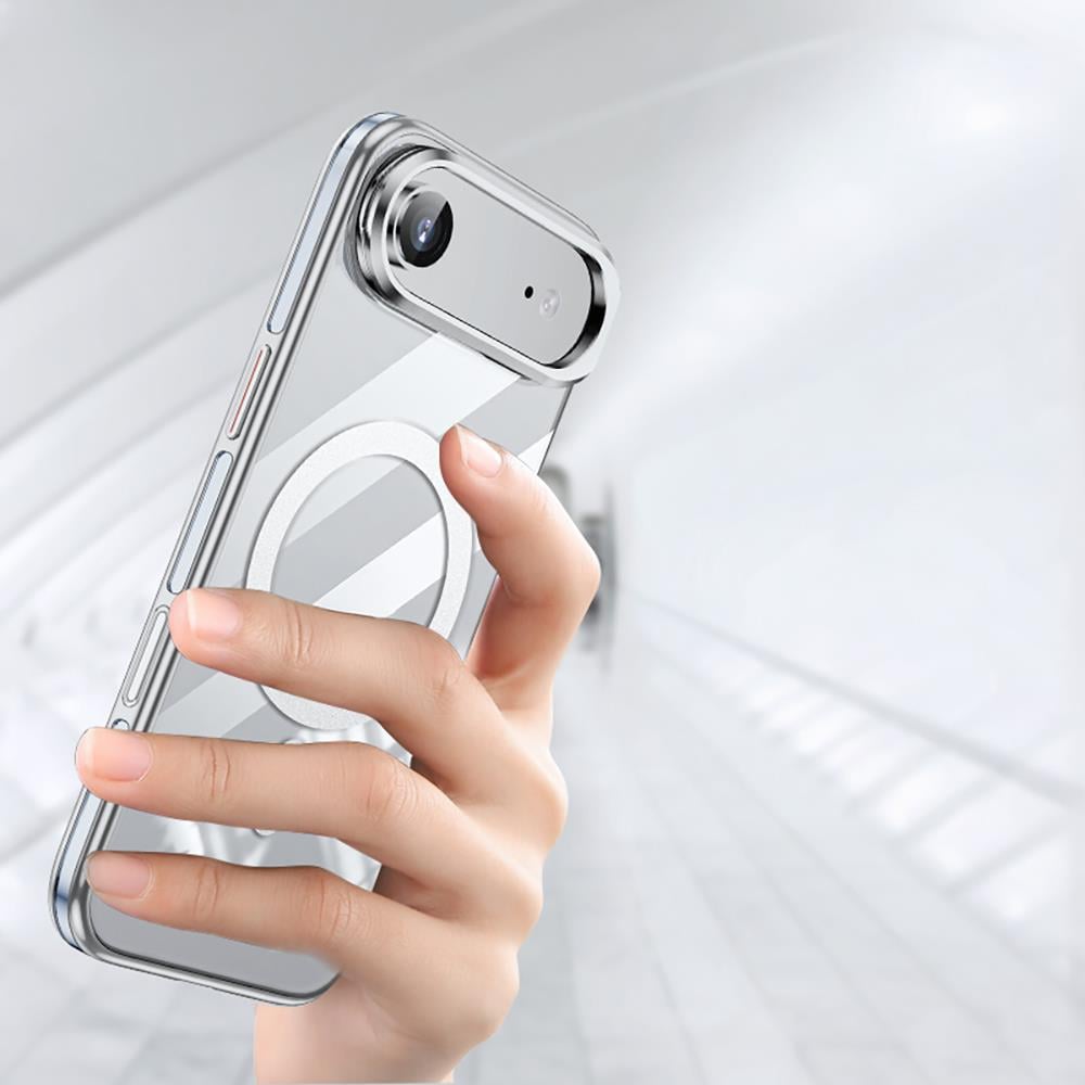 Apple iPhone 17 Air Kılıf M-safe Şarj Özellikli Wlons Standlı Efsane Kapak