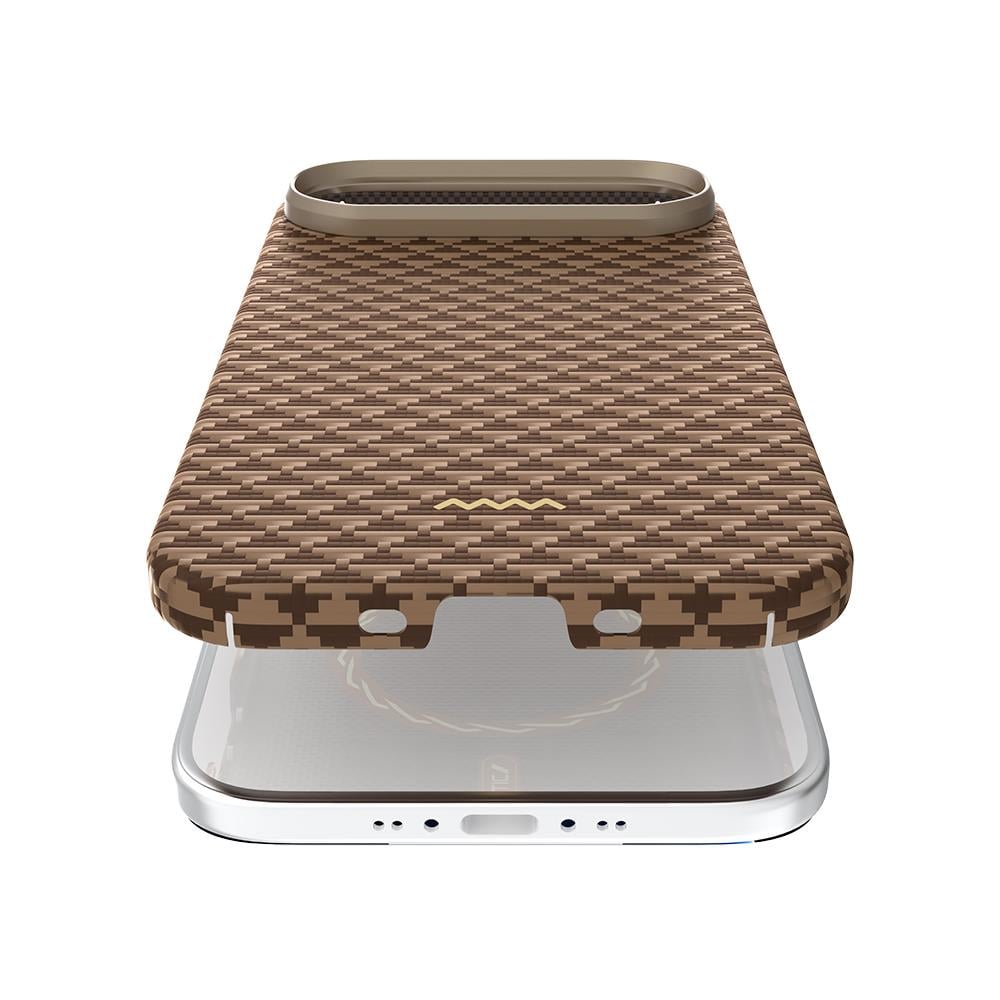 Apple iPhone 17 Air Kılıf M-safe Şarj Özellikli Raptic Aramid Skin Origin Serisi Kapak
