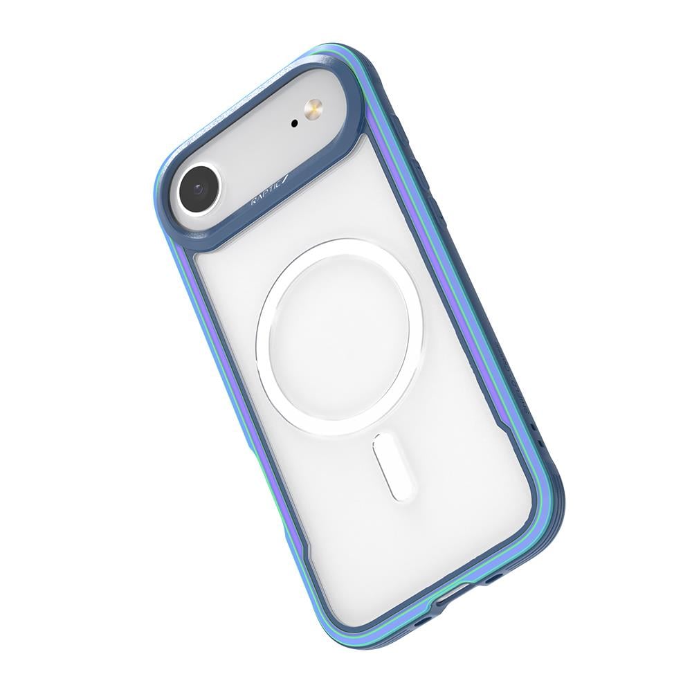 Apple iPhone 17 Air Kılıf M-safe Şarj Özellikli Airbagli Raptic Shield Serisi Şeffaf Arka Yüzey Kapak