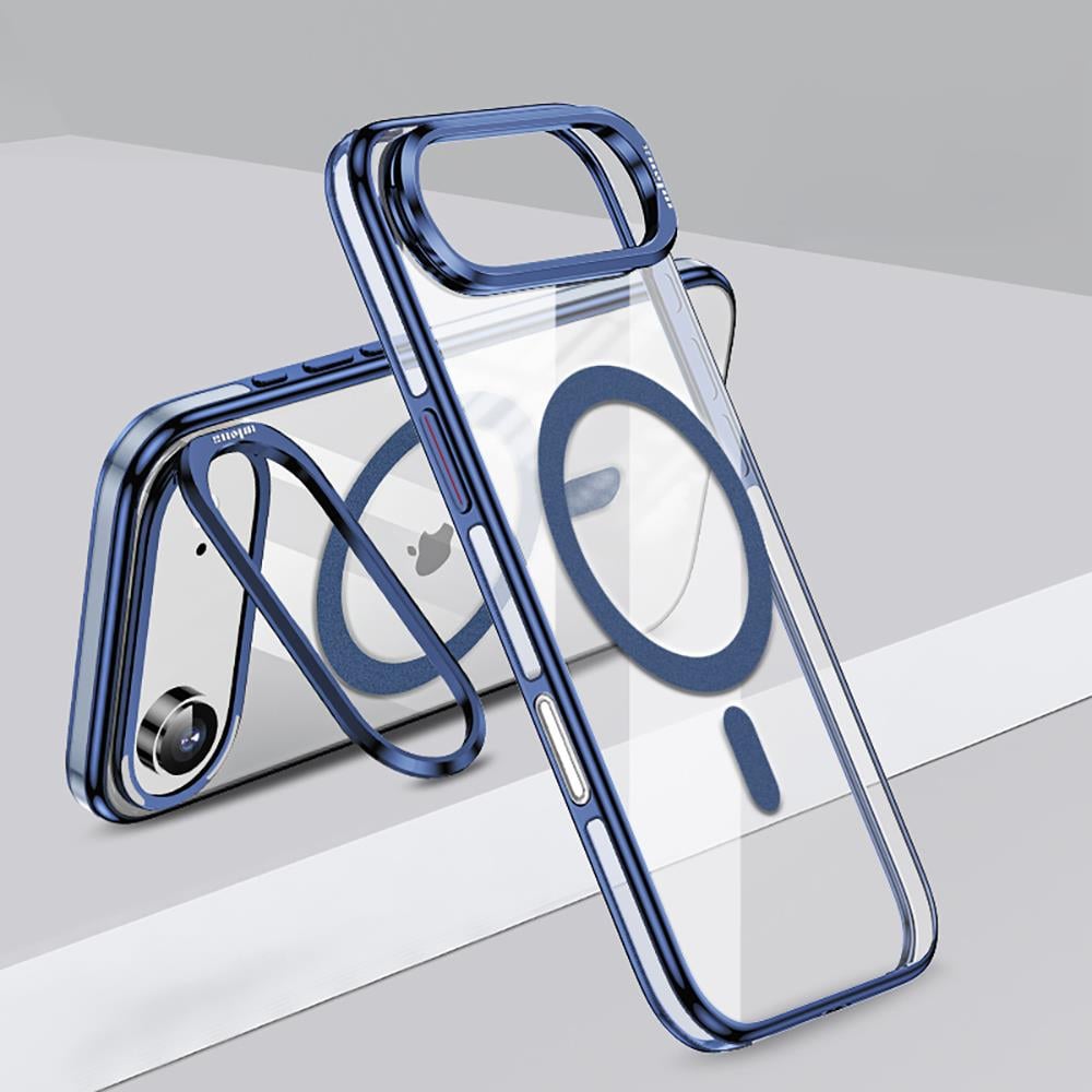 Apple iPhone 17 Air Kılıf M-safe Şarj Özellikli Wlons Standlı Efsane Kapak