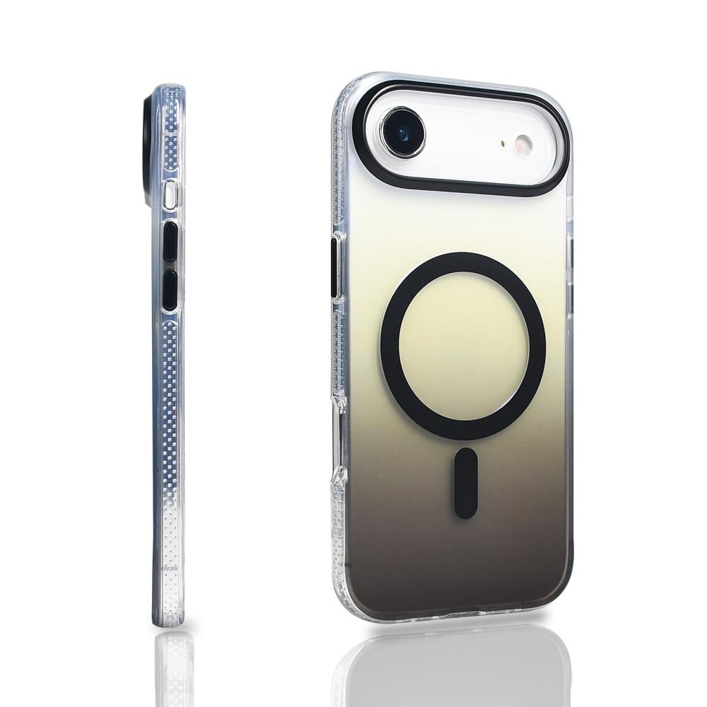 Apple iPhone 17 Air Kılıf M-safe Şarj Özellikli Transparan Renk Geçişli Zore Toros Kapak
