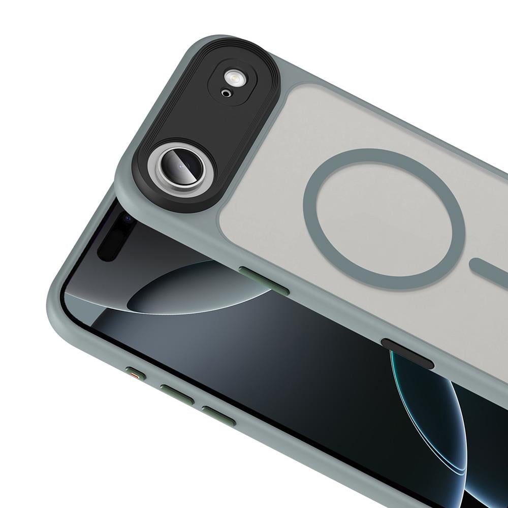 Apple iPhone 17 Air Kılıf Mat Arka Yüzey Wireless Şarj Özellikli Zore Flet M-safe Kapak