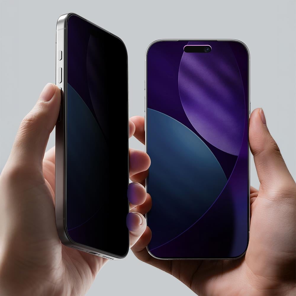 Apple iPhone 17 Amazingthing Titan Privacy Parmak İzi Bırakmayan Temperli Cam Ekran Koruyucu