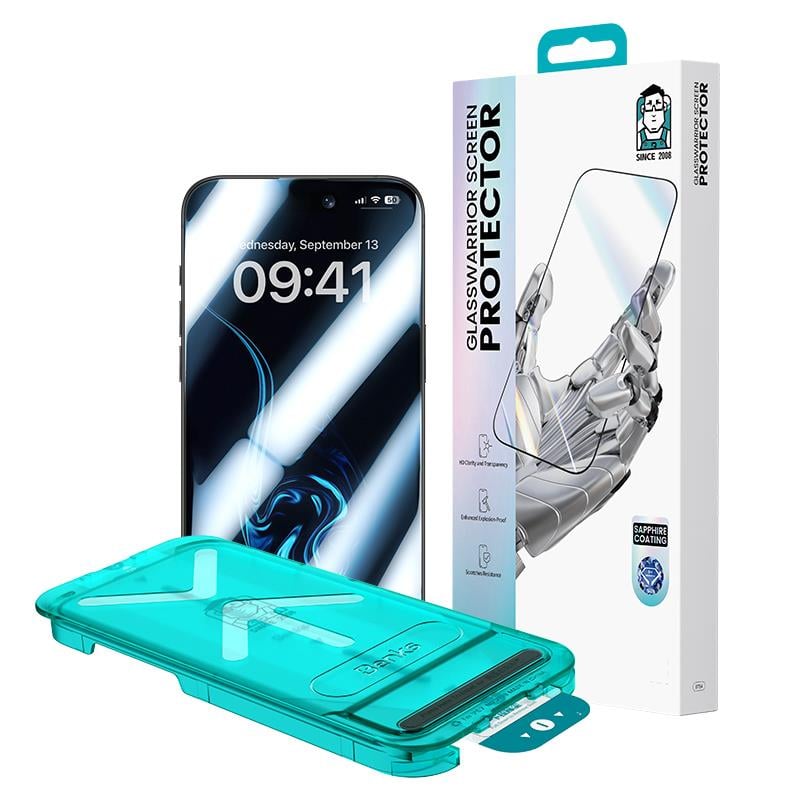 Apple iPhone 17 Benks Glass Warrior Safir Coating 0.3mm Cam Ekran Koruyucu + Kolay Uygulama Aparatı