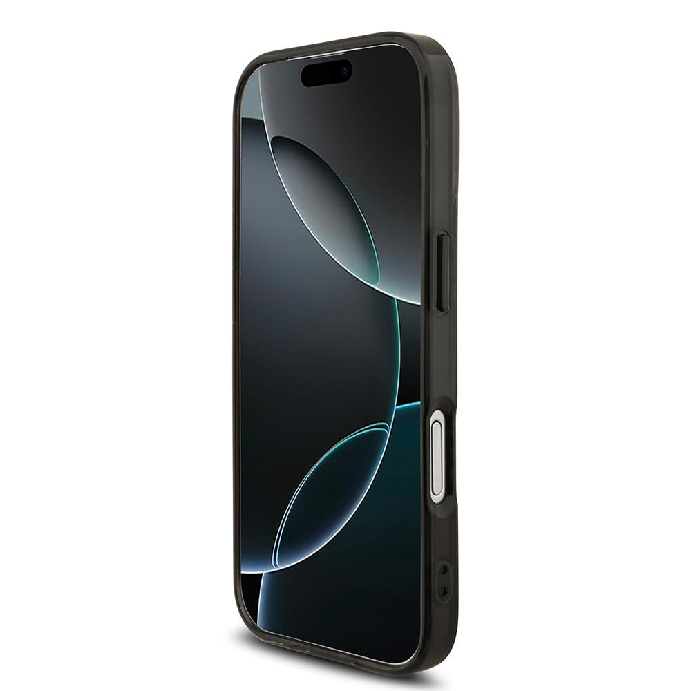 Apple iPhone 17 Kılıf AMG Orjinal Lisanslı M-safe Şarj Özellikli Çift Katmanlı Kırmızı Çapraz Çizgili Kapak