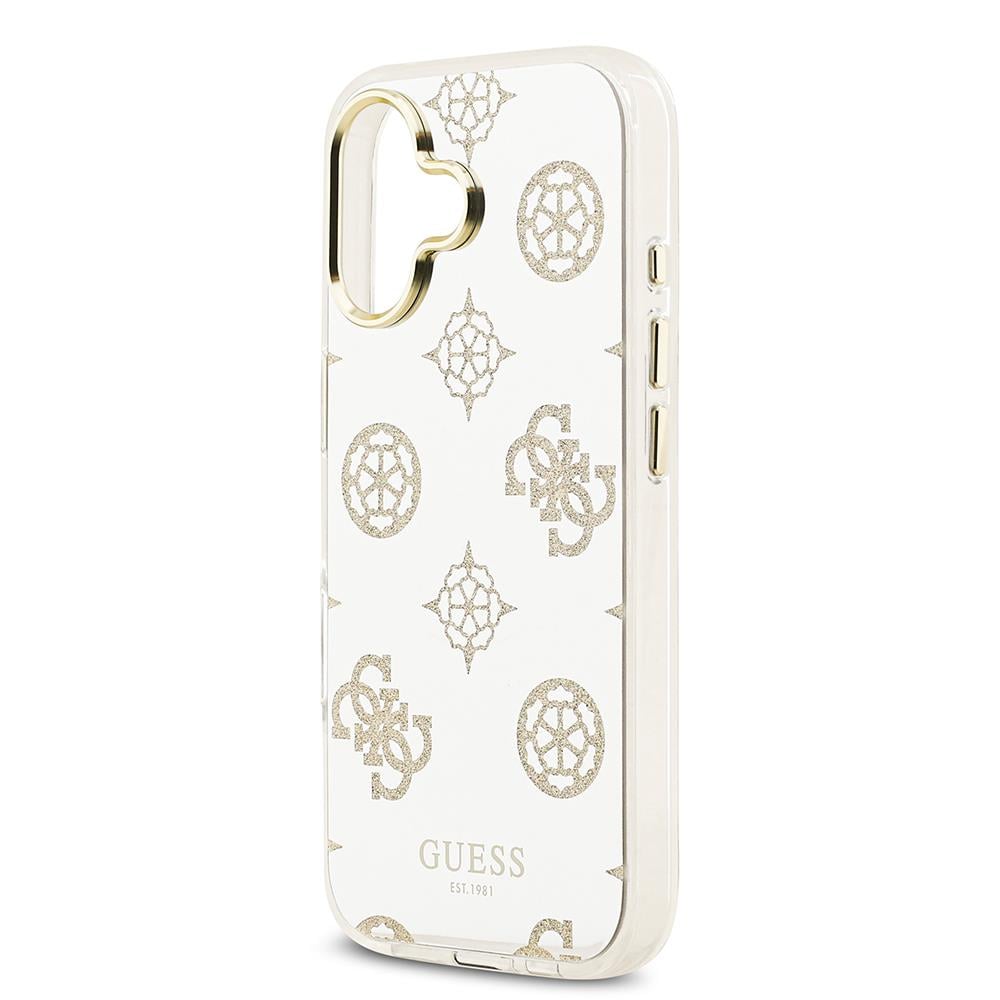 Apple iPhone 17 Kılıf Guess Orjinal Lisanslı Metal Kamera Çerçeveli Simli Aynalı Kapak