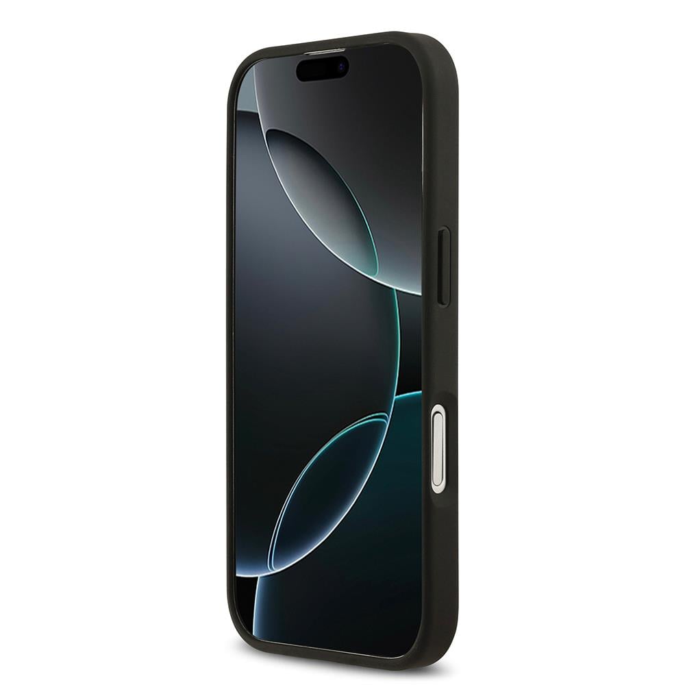Apple iPhone 17 Kılıf Guess Orjinal Lisanslı M-safe Şarj Özellikli Yazı Logolu Circle Classic Kapak