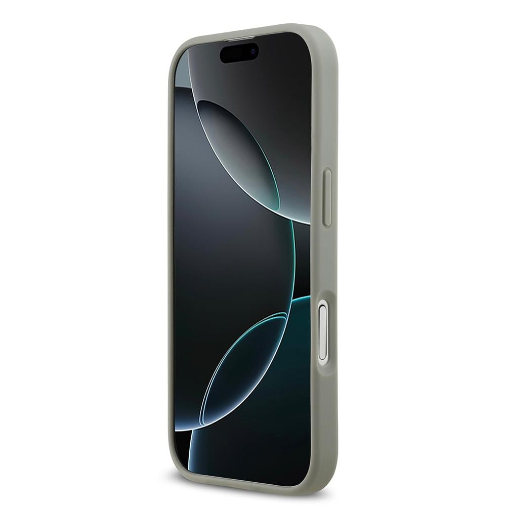 Apple iPhone 17 Kılıf Guess Orjinal Lisanslı Taşlı Arka Yüzey Üçgen Logolu Kapak