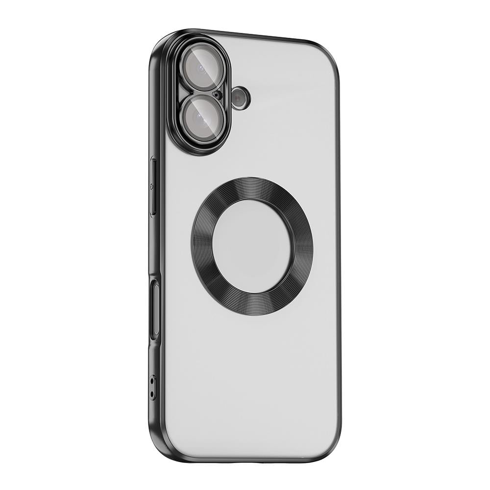 Apple iPhone 17 Kılıf Kamera Korumalı Logo Gösteren Zore Omega Kapak