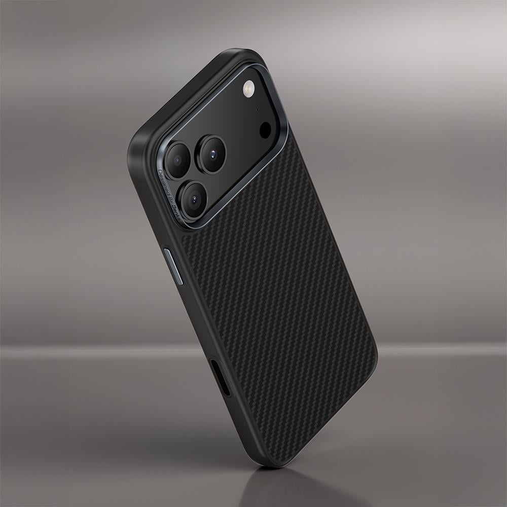 Apple iPhone 17 Kılıf Karbon Fiber M-safe Şarj Özellikli Benks Hybrid ArmorPro 600D Kevlar Kapak