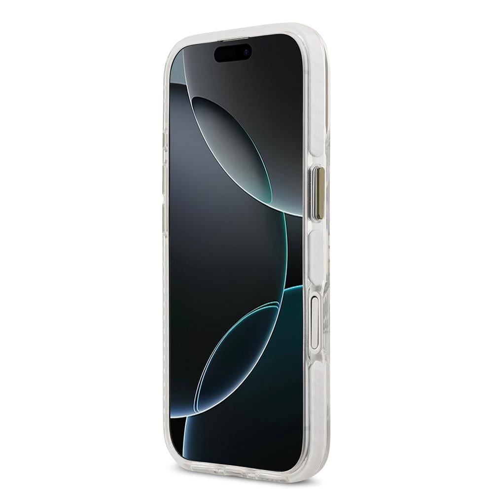 Apple iPhone 17 Kılıf Lacoste Orjinal Lisanslı M-safe Şarj Özellikli Gold Timsah Logolu Buzlu Kapak