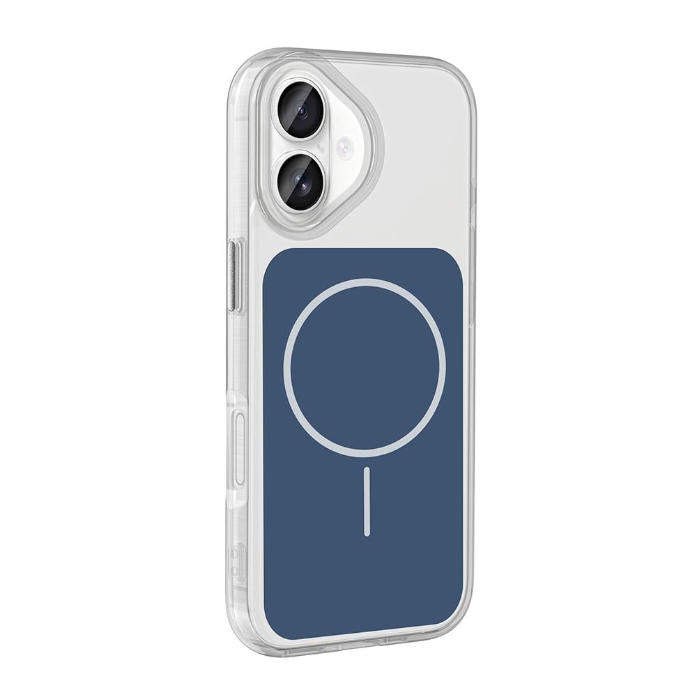 Apple iPhone 17 Kılıf M-Safe Şarj Özellikli Metal Buton Tasarımlı Zore İkonik Sert Silikon Kapak