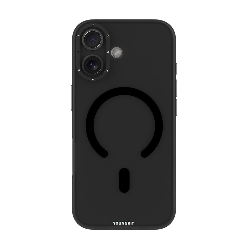 Apple iPhone 17 Kılıf M-safe Şarj Özellikli Youngkit Hidden Sand Serisi Kapak