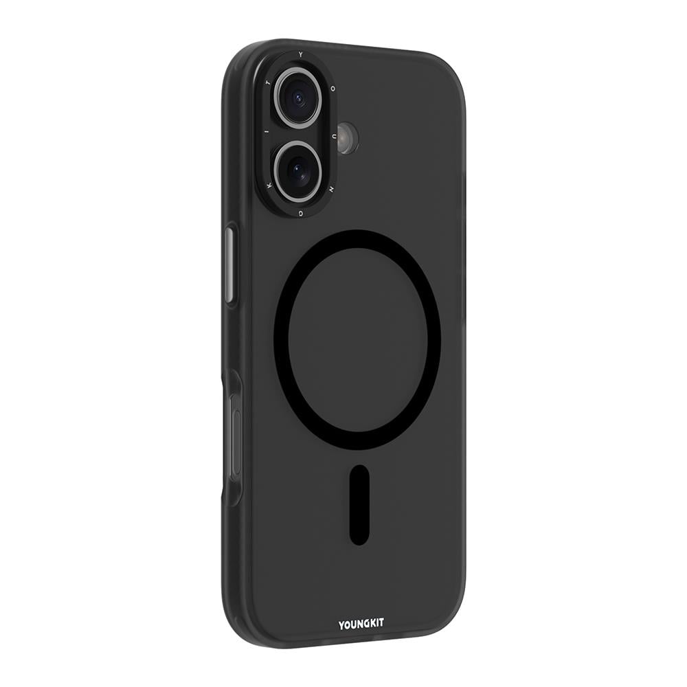 Apple iPhone 17 Kılıf M-safe Şarj Özellikli Youngkit Hidden Sand Serisi Kapak