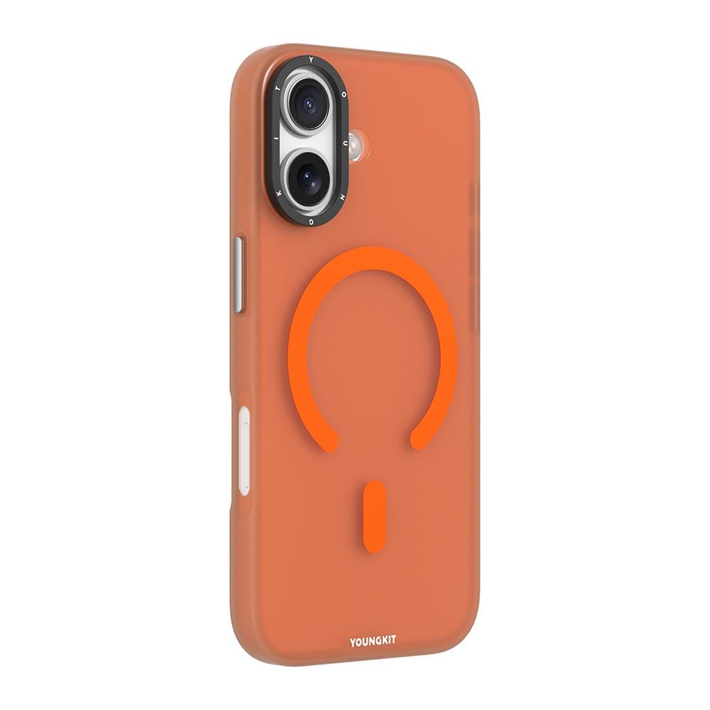Apple iPhone 17 Kılıf M-safe Şarj Özellikli Youngkit Hidden Sand Serisi Kapak