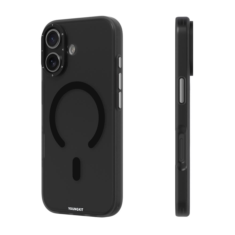 Apple iPhone 17 Kılıf M-safe Şarj Özellikli Youngkit Hidden Sand Serisi Kapak
