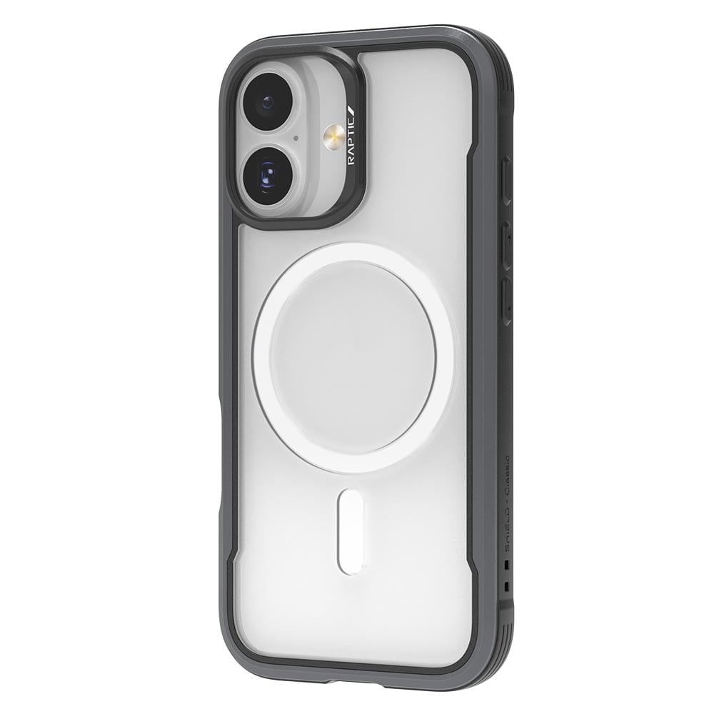 Apple iPhone 17 Kılıf M-safe Şarj Özellikli Airbagli Raptic Shield Serisi Şeffaf Arka Yüzey Kapak