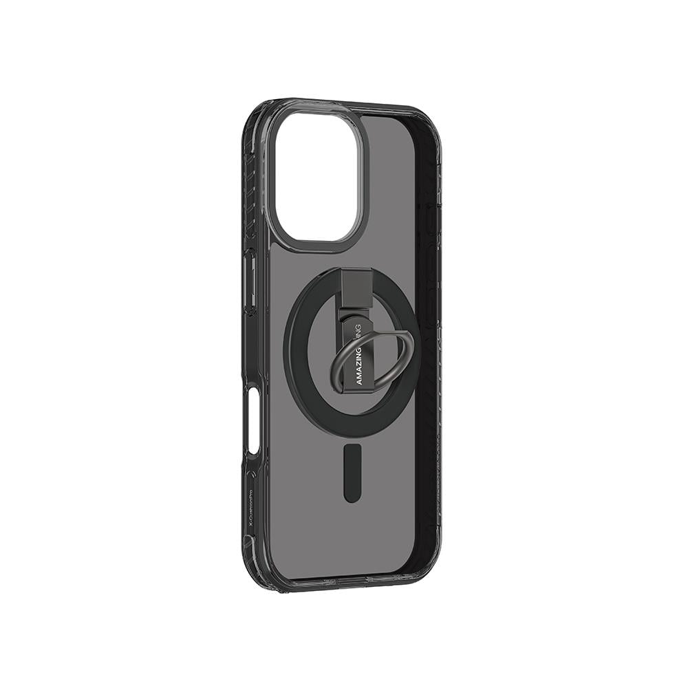 Apple iPhone 17 Kılıf M-safe Şarj Özellikli Yüzük Standlı Amazingthing Titan Pro Serisi Kapak