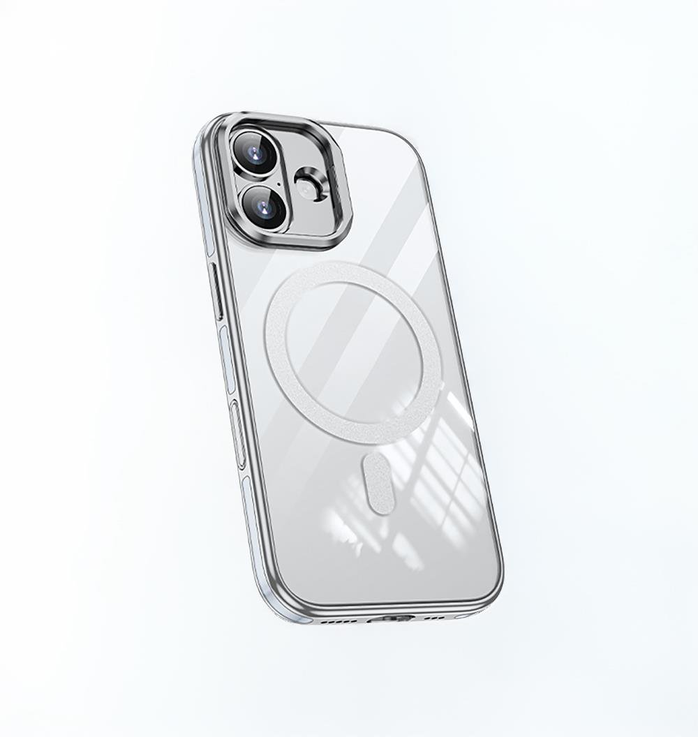 Apple iPhone 17 Kılıf M-safe Şarj Özellikli Wlons Standlı Efsane Kapak