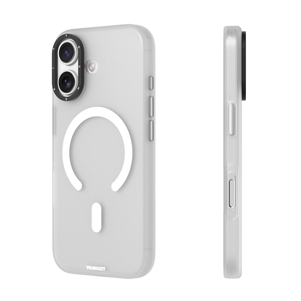 Apple iPhone 17 Kılıf M-safe Şarj Özellikli Youngkit Hidden Sand Serisi Kapak