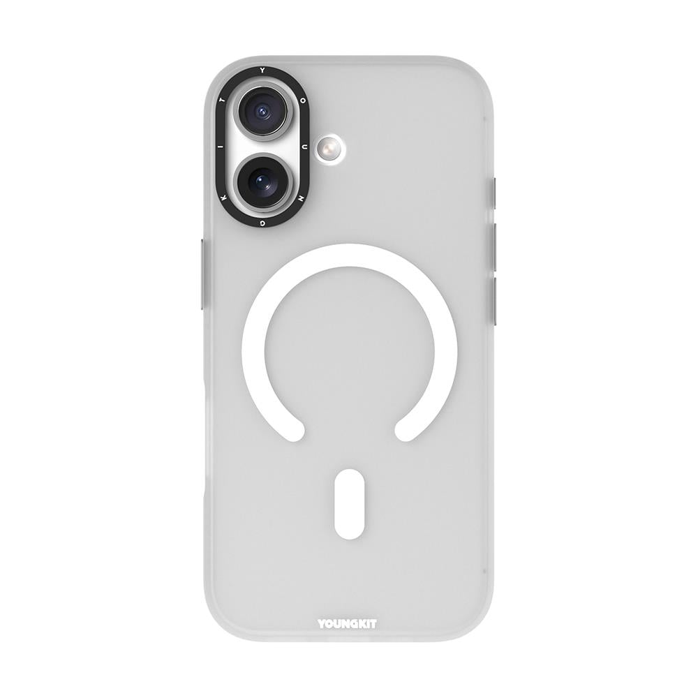 Apple iPhone 17 Kılıf M-safe Şarj Özellikli Youngkit Hidden Sand Serisi Kapak