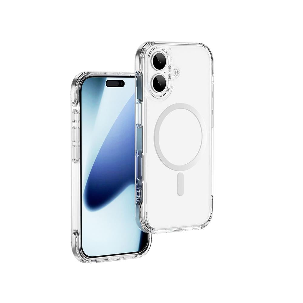 Apple iPhone 17 Kılıf M-safe Şarj Özellikli Wiwu MCC-702 Titanyum Pro Serisi Sert PC Kapak